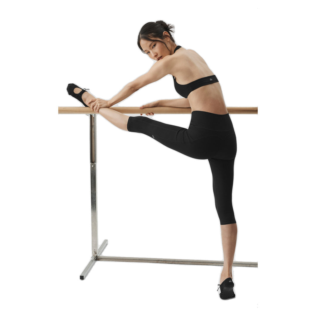 ALO Alosoft High-Waist Intuition Capri - Black