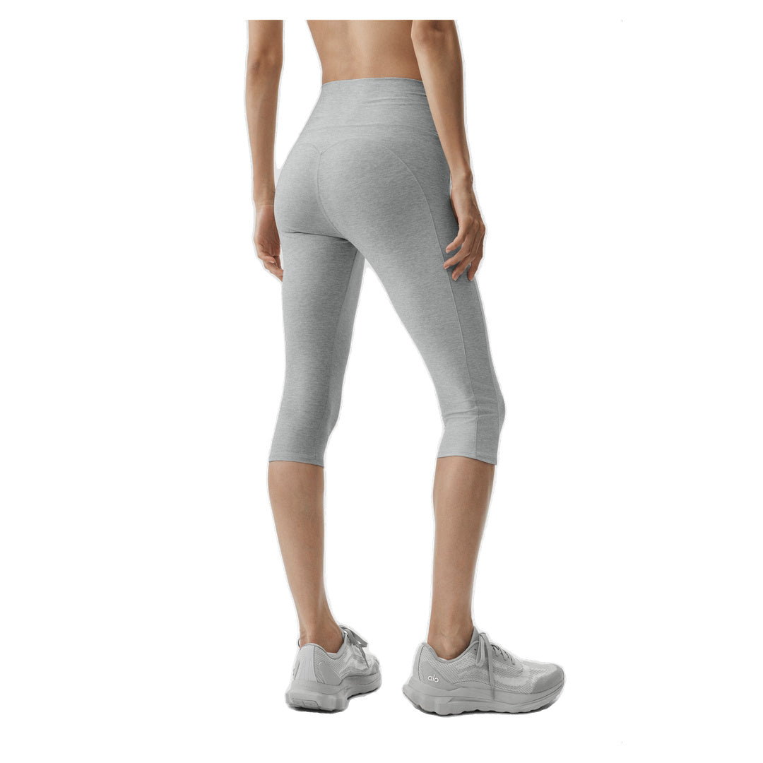 ALO Alosoft High-Waist Intuition Capri - Vintage Athletic Heather