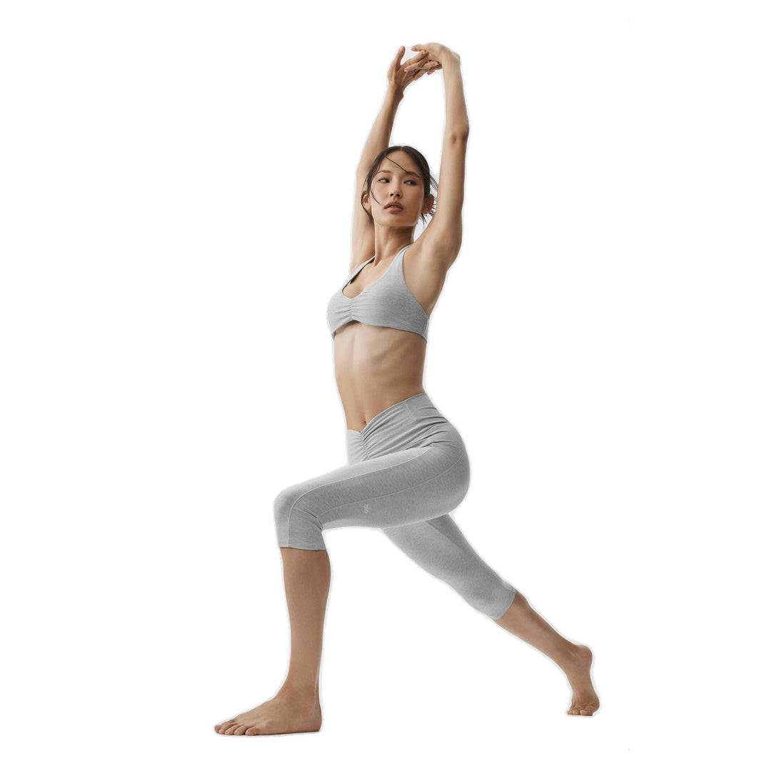 ALO Alosoft High-Waist Intuition Capri - Vintage Athletic Heather
