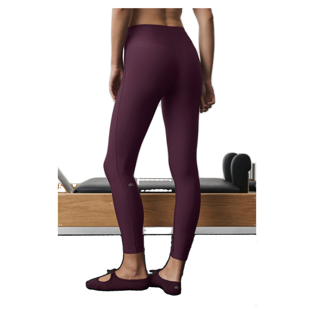 ALO Airlift High-Waist 7/8 Techlux Legging - Rich Bordeaux