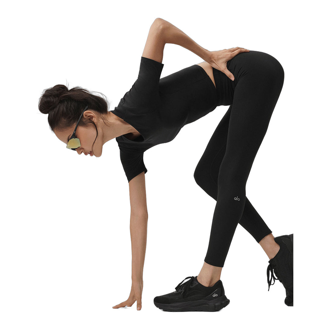 alo ALO Softsculpt High-Waist 7/8 Legging - Black