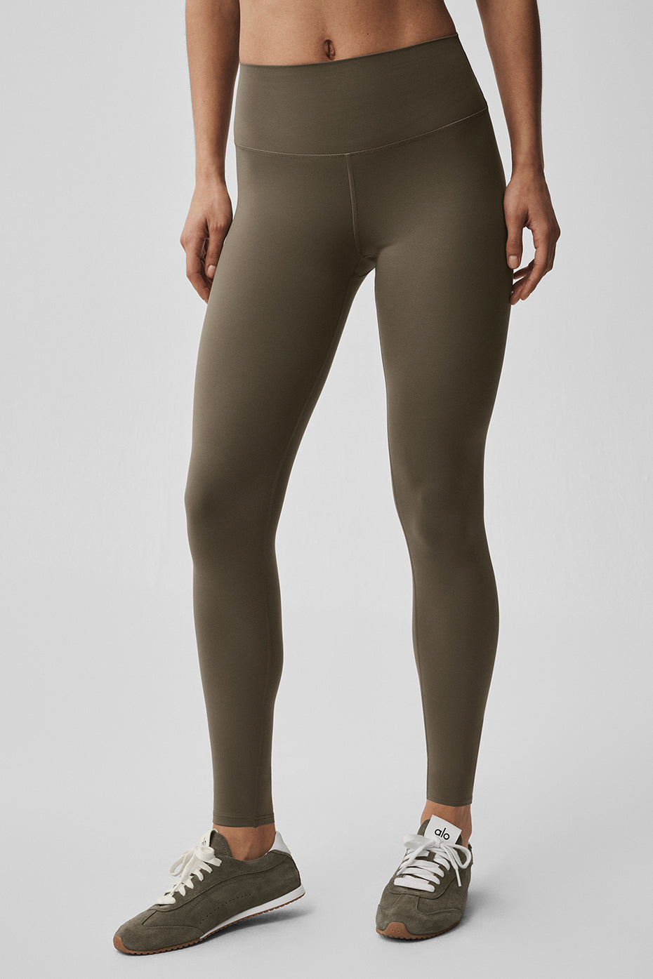 alo ALO Softsculpt High-Waist 7/8 Legging - Olive Tree