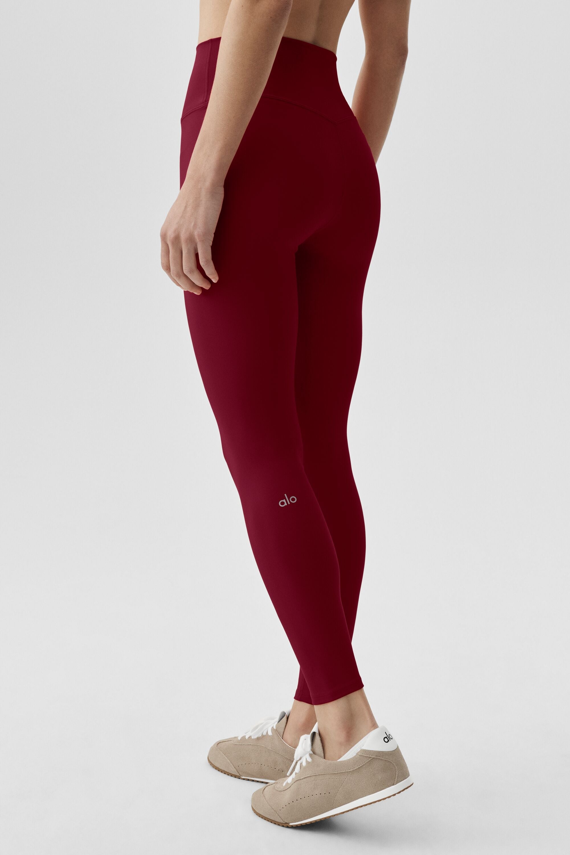 alo ALO Softsculpt High-Waist 7/8 Legging - Summer Romance Red