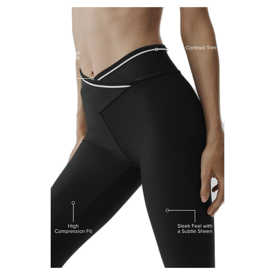ALO Airlift High-Waist Trifecta Legging - Black/White