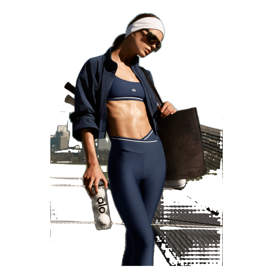ALO Airlift High-Waist Trifecta Legging - Navy/White