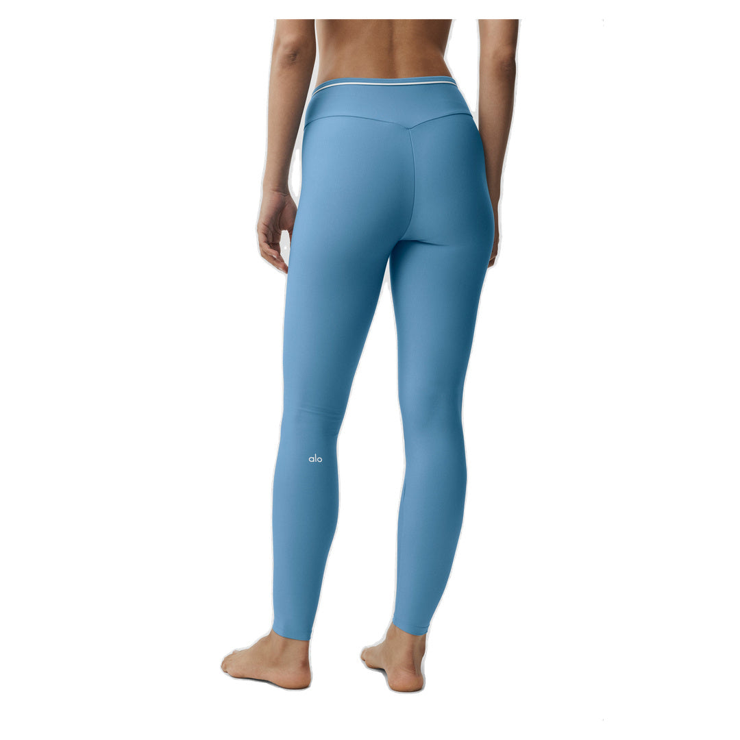 ALO Airlift High-Waist Trifecta Legging - California Blue/White