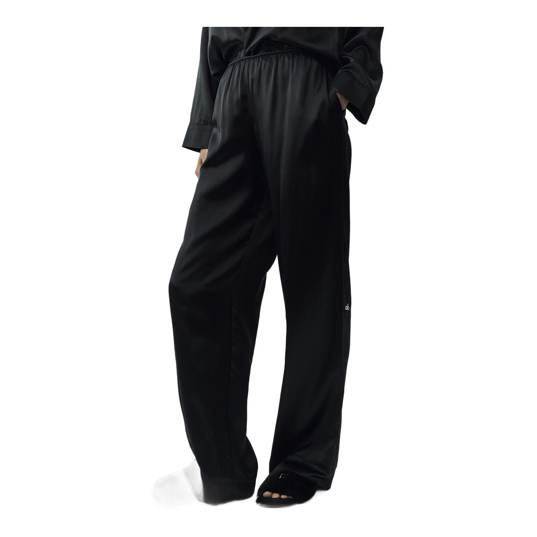 alo Silk Luminous Pant (Long) - Black