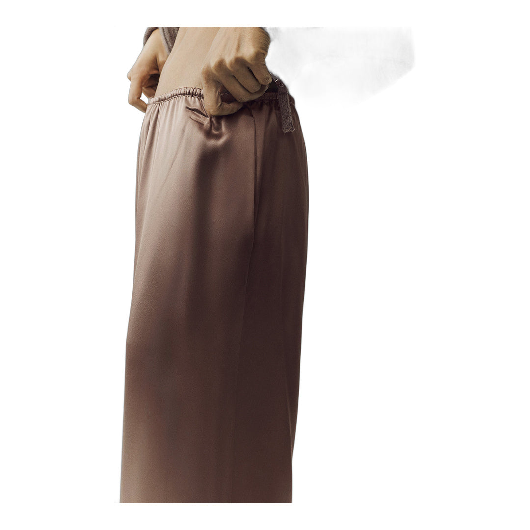 alo Silk Luminous Pant (Long) - Alpine Cocoa