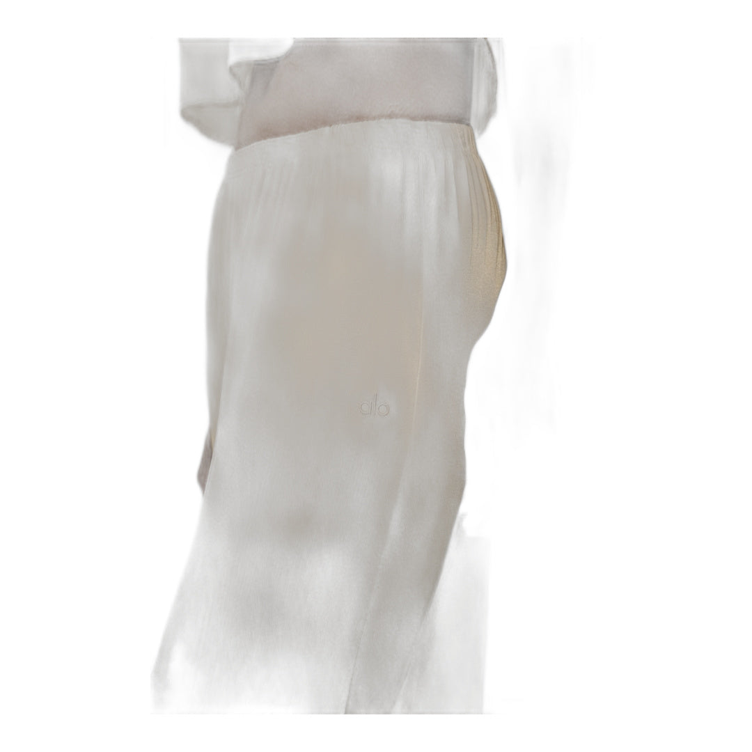 alo Silk Blend High-Waist Radiance Pant - Sandy Beige