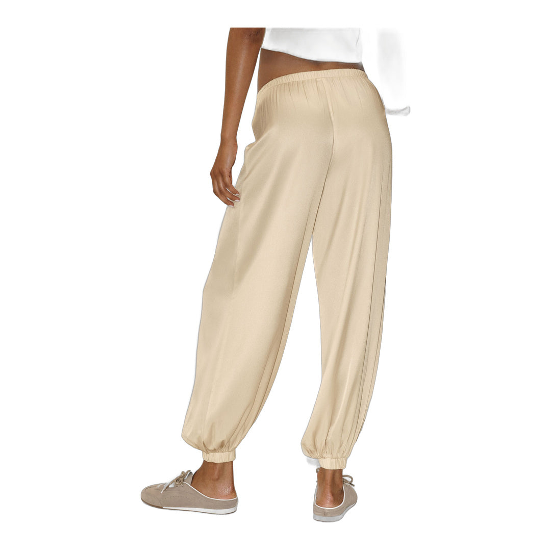 alo Silk Blend High-Waist Radiance Pant - Sandy Beige