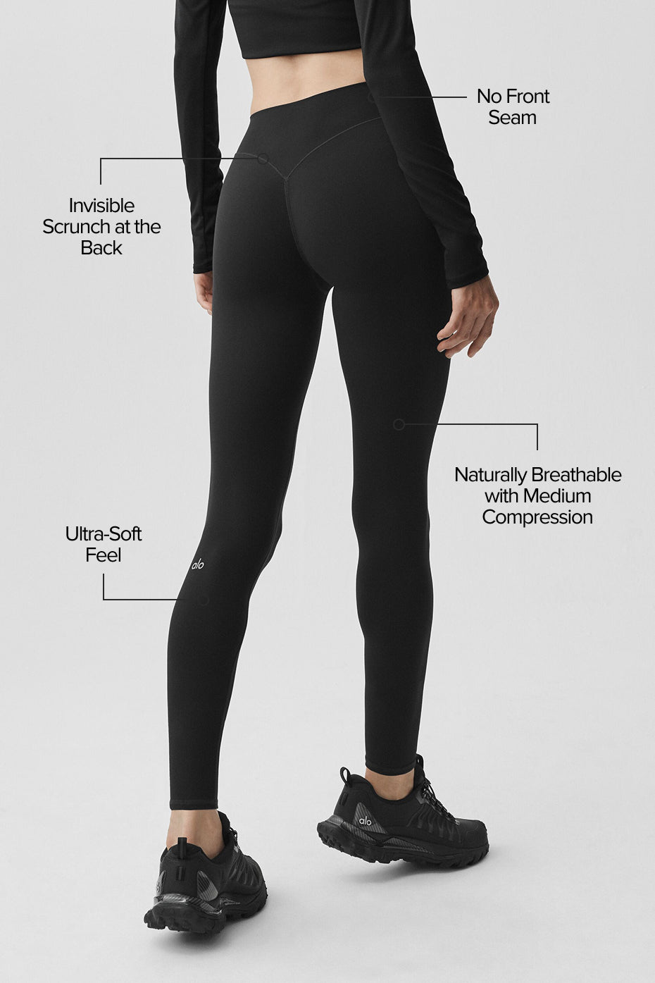 alo ALO Softsculpt 7/8 Define Legging - Black