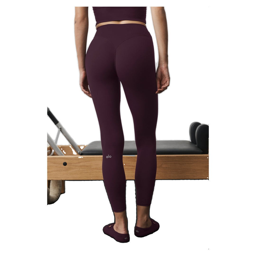 ALO ALO Softsculpt 7/8 Define Legging - Rich Bordeaux