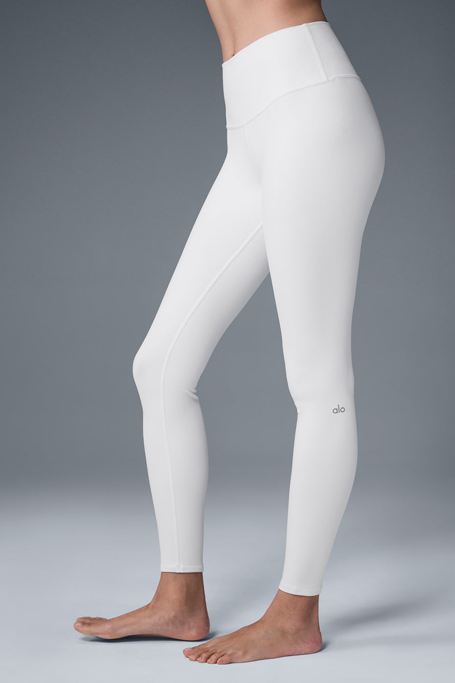 alo High-Waist Airbrush Legging - White