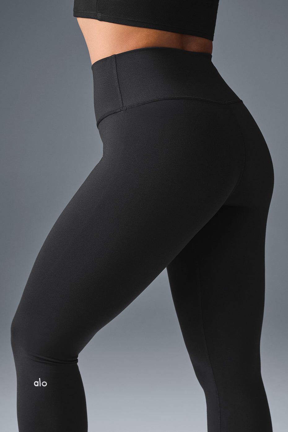 alo High-Waist Airbrush Legging - Black