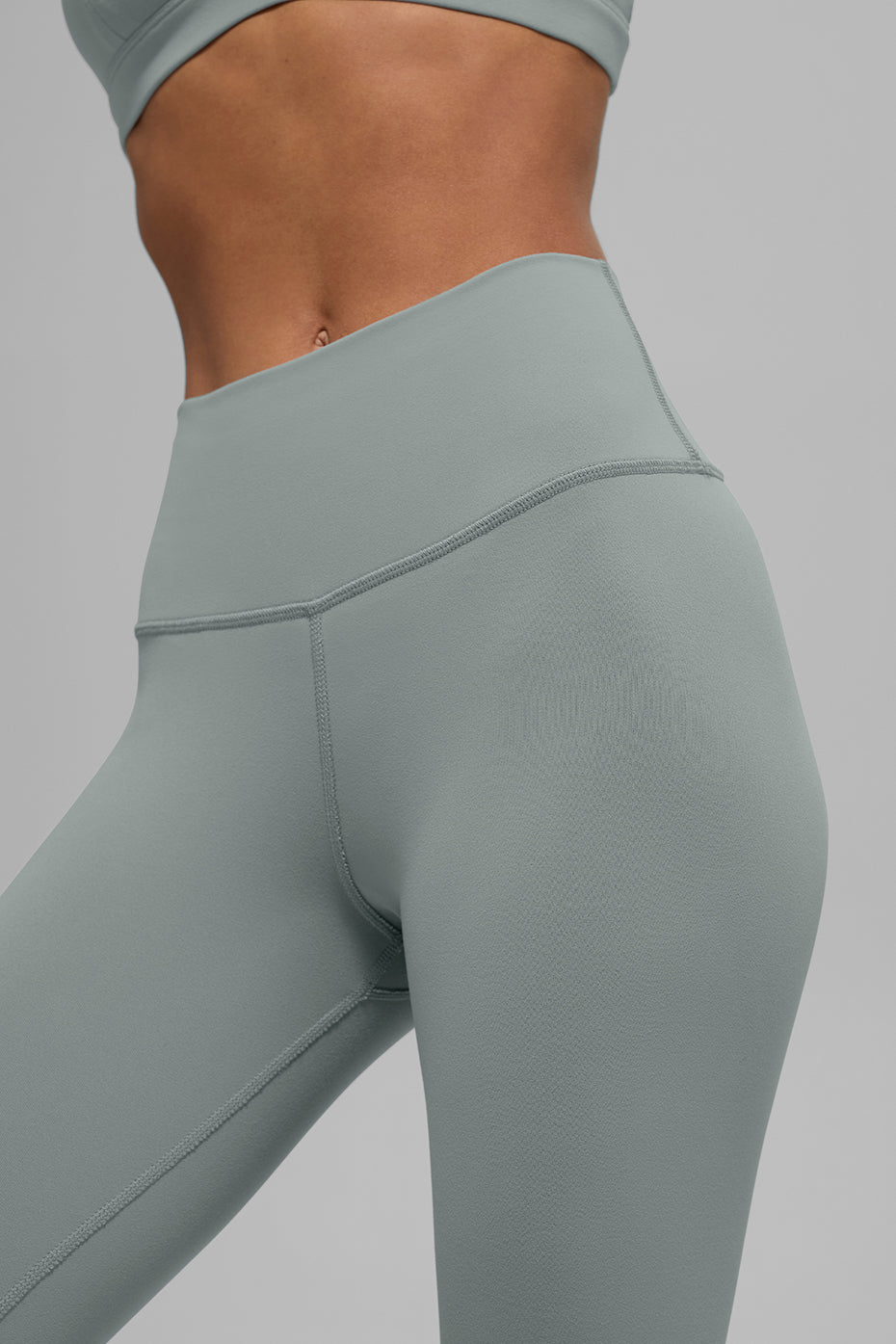 alo High-Waist Airbrush Legging - Lunar Grey