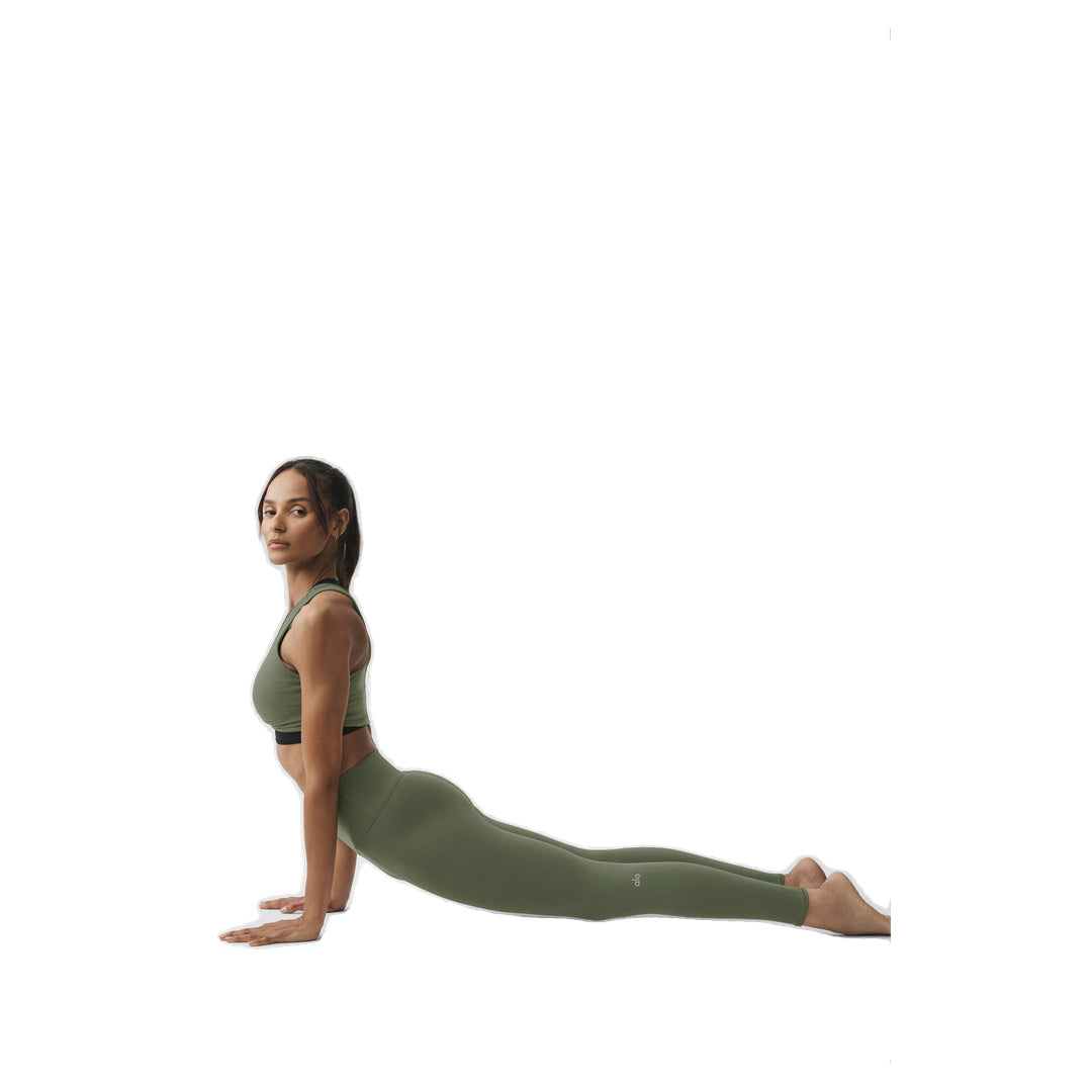 ALO High-Waist Airbrush Legging - Bamboo Green