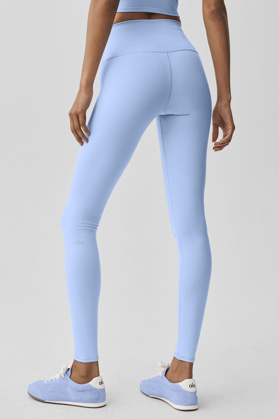 alo High-Waist Airbrush Legging - Light Provence Blue