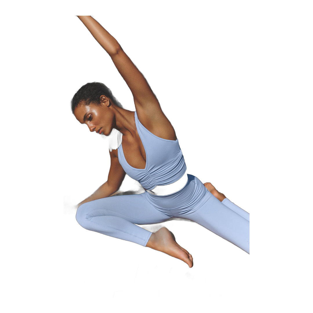 alo High-Waist Airbrush Legging - Light Provence Blue