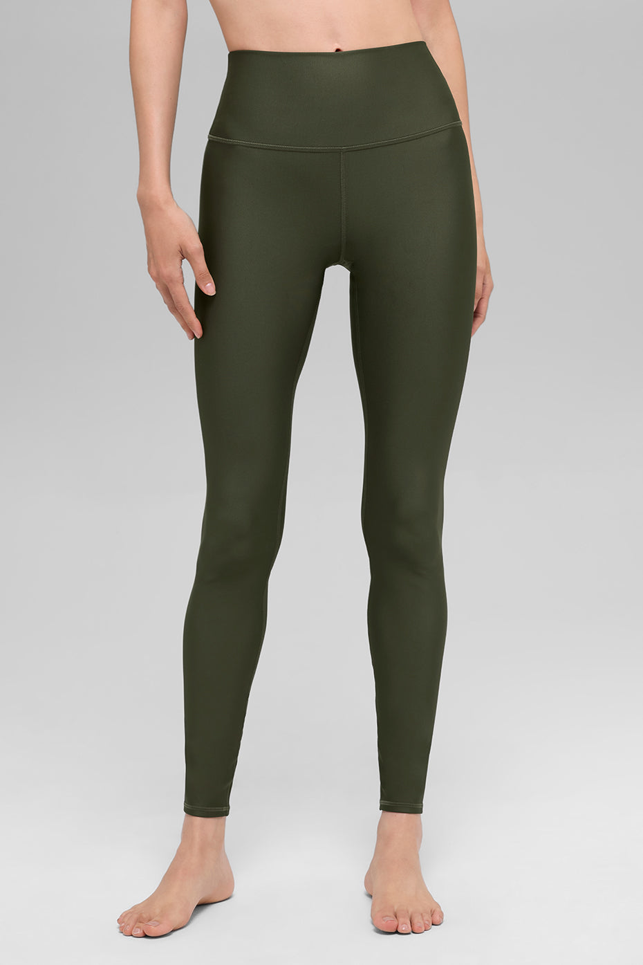 alo High-Waist Airlift Legging - Green Olive