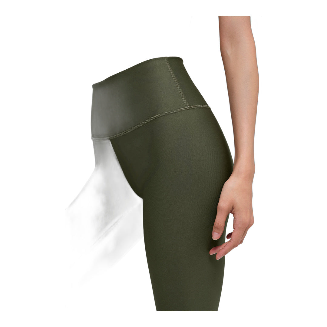 alo High-Waist Airlift Legging - Green Olive