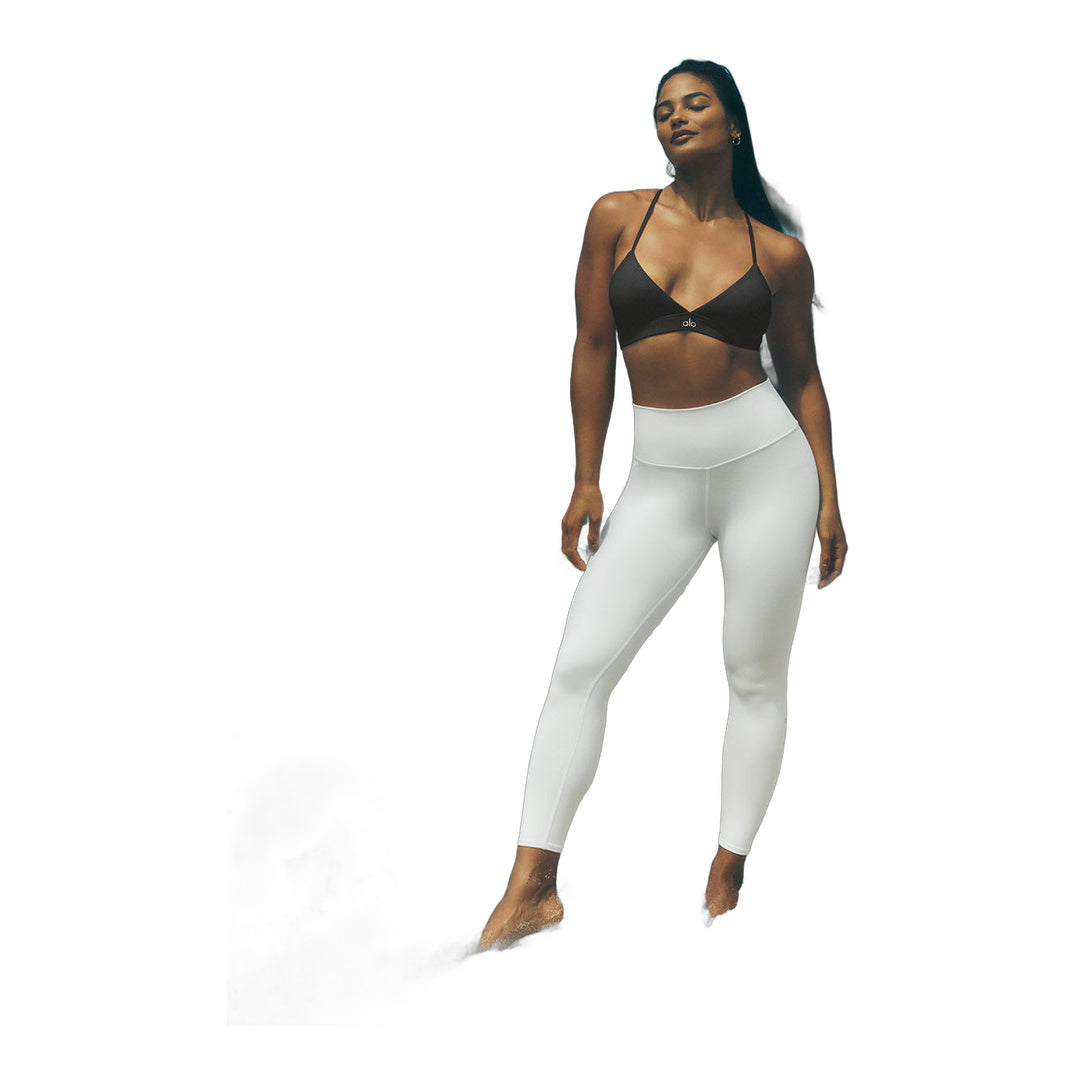 alo 7/8 High-Waist Airbrush Legging - White