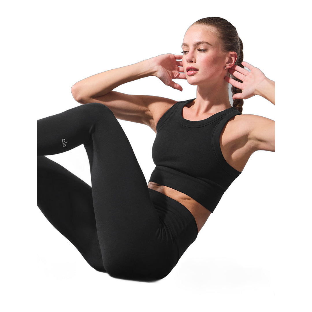 alo 7/8 High-Waist Airbrush Legging - Black