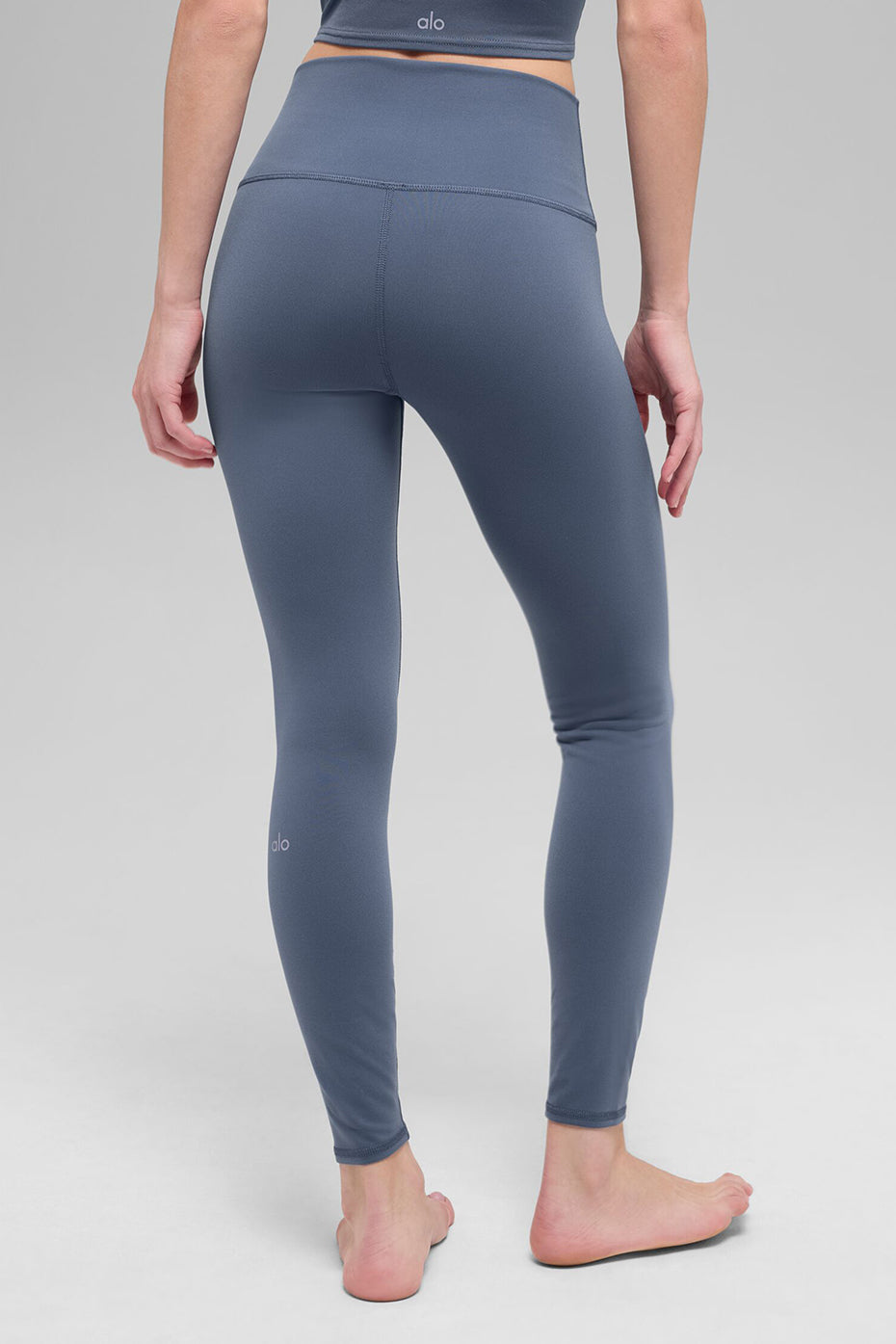 alo 7/8 High-Waist Airbrush Legging - Bluestone