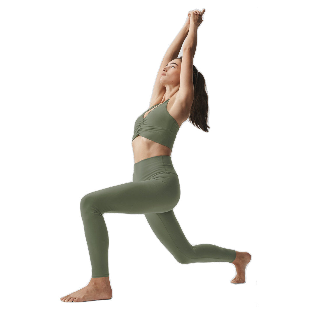 ALO 7/8 High-Waist Airbrush Legging - Bamboo Green