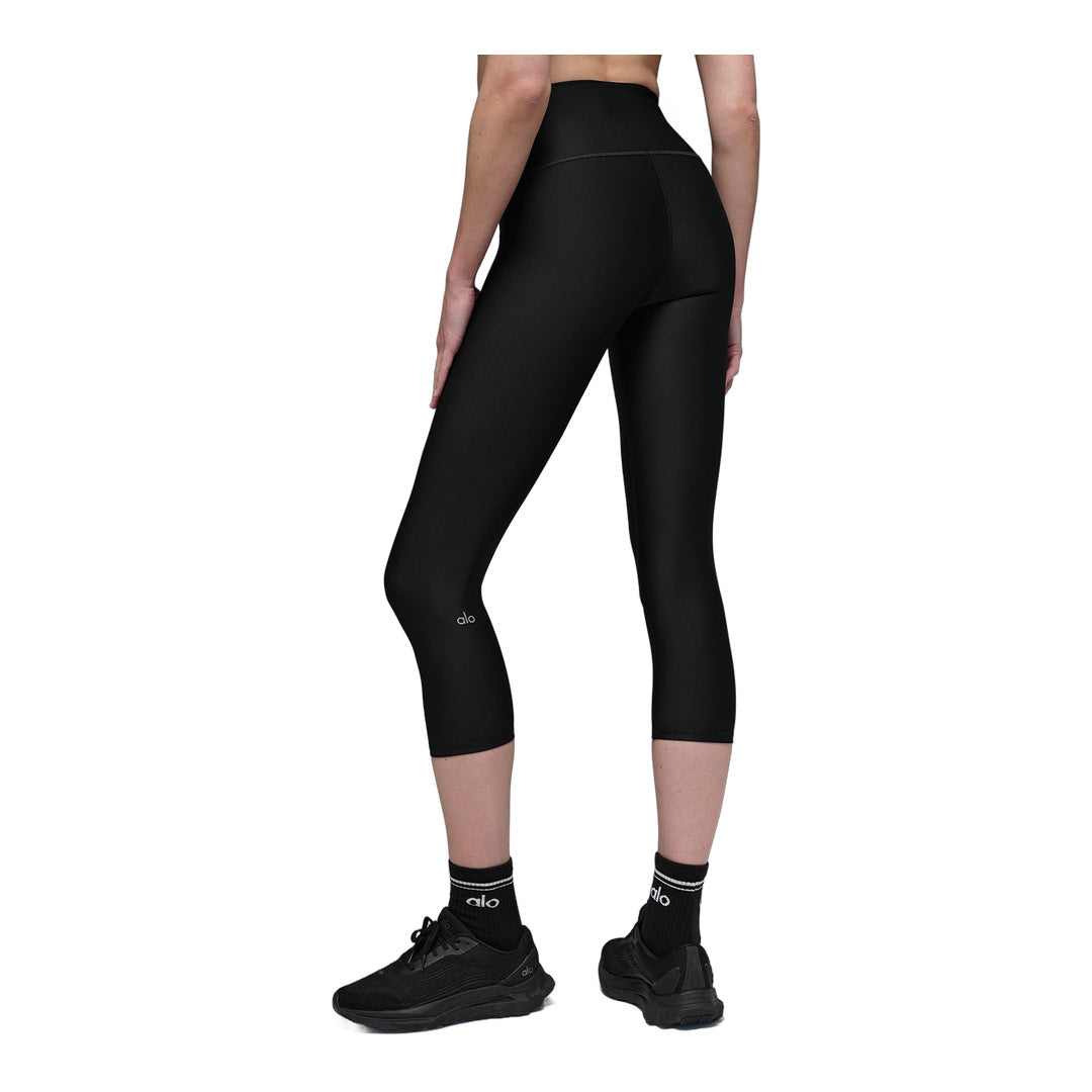 alo High-Waist Airlift Capri - Black