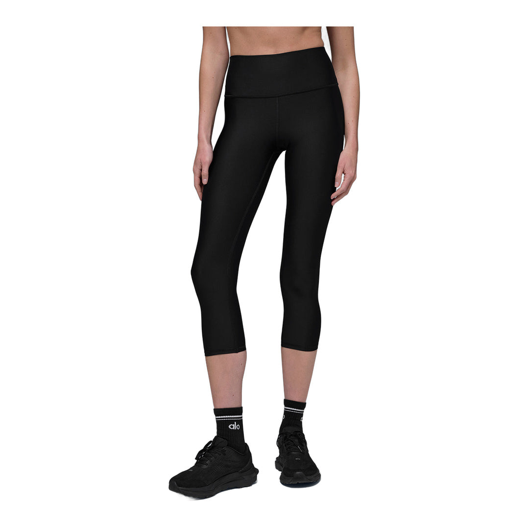alo High-Waist Airlift Capri - Black