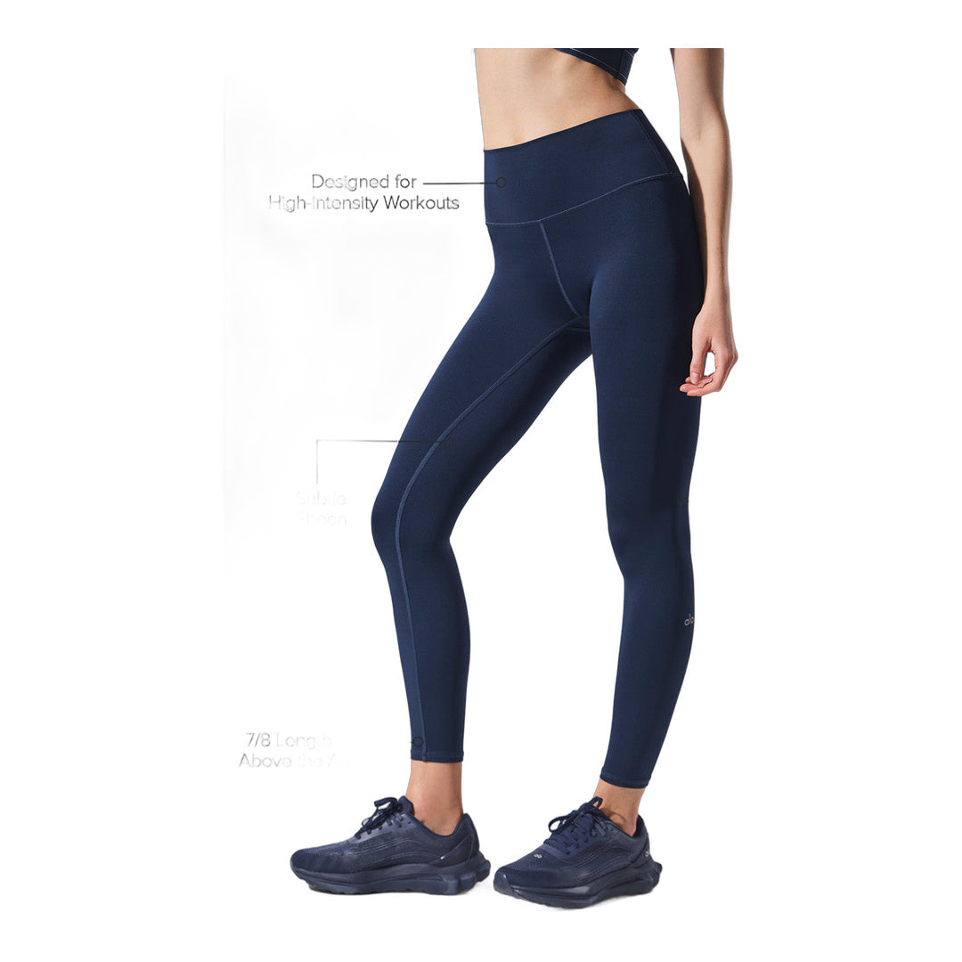 alo 7/8 High-Waist Airlift Legging - Navy