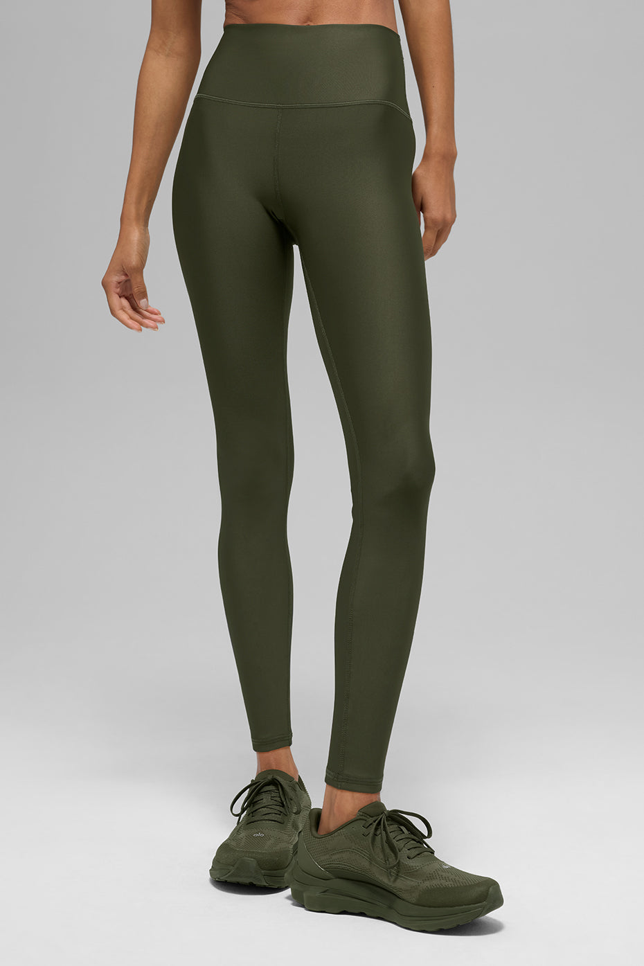 alo 7/8 High-Waist Airlift Legging - Green Olive