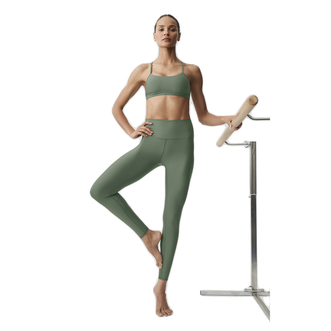 ALO 7/8 High-Waist Airlift Legging - Bamboo Green