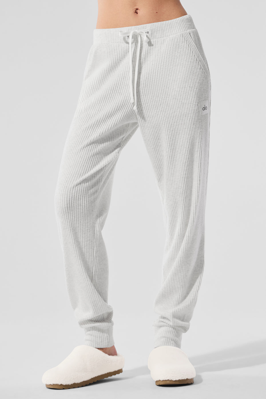 alo Muse Sweatpant - White Heather
