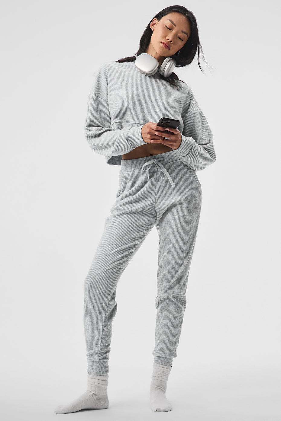 alo Muse Sweatpant - Athletic Heather Grey
