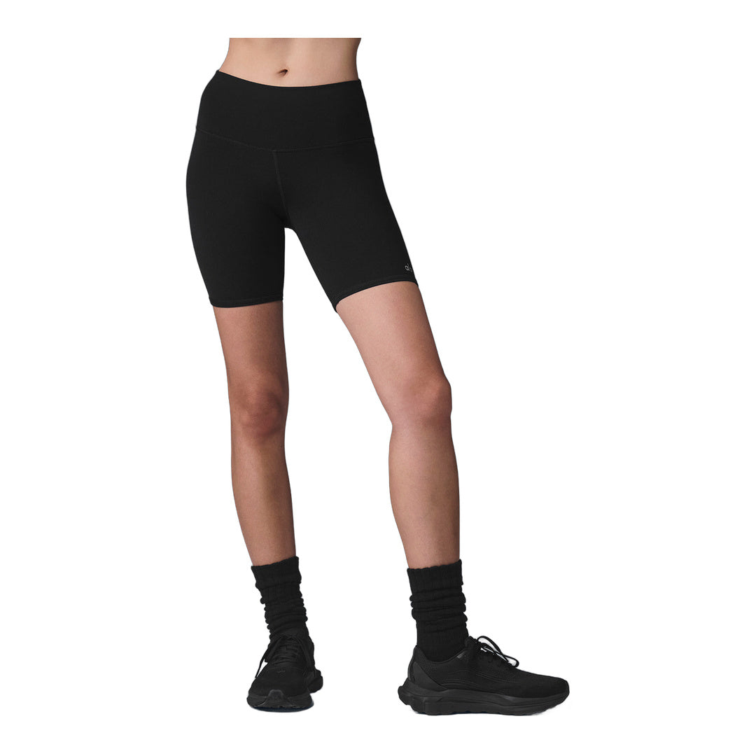 alo 7" High-Waist Biker Short - Black