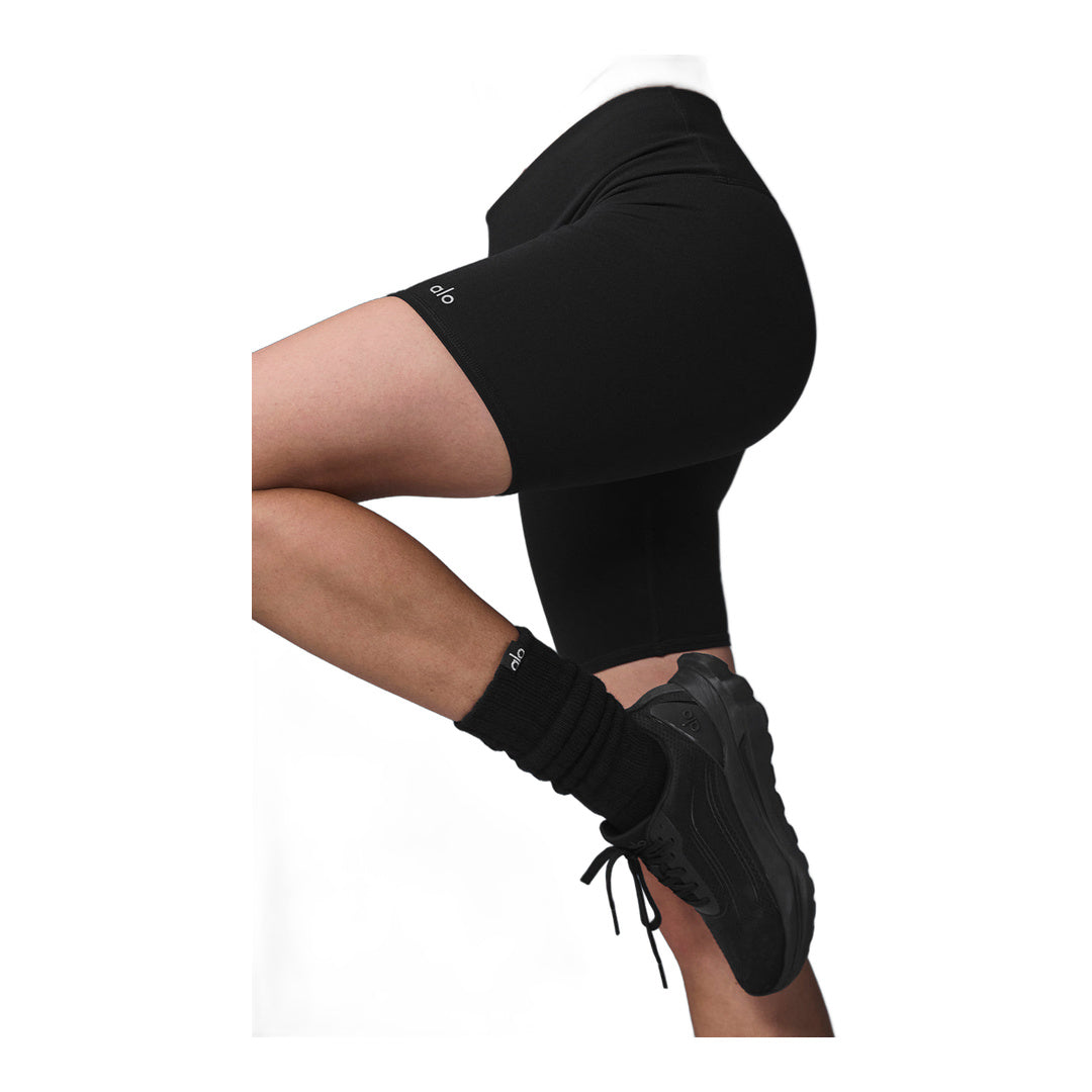 alo 7" High-Waist Biker Short - Black