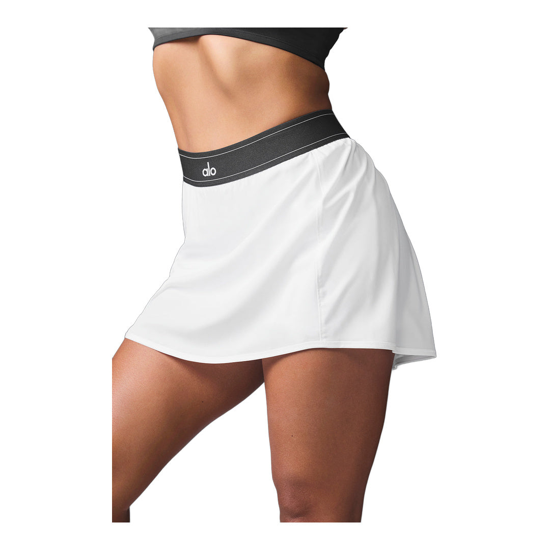alo Match Point Tennis Skirt - White