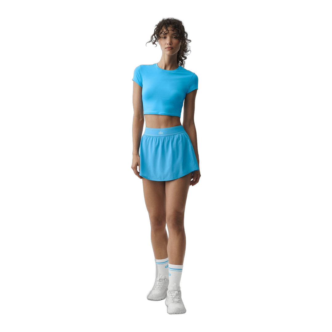 alo Match Point Tennis Skirt - Azure Blue
