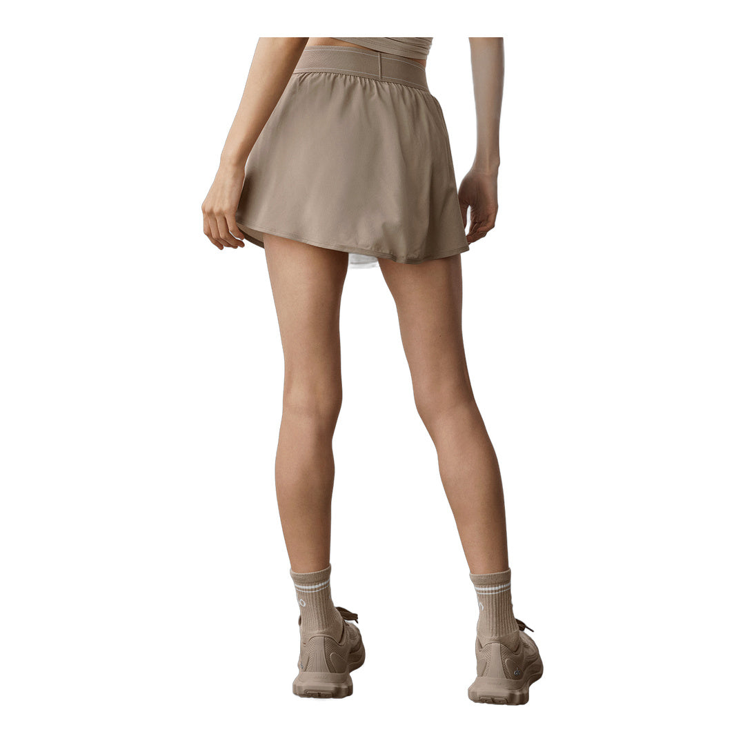 alo Match Point Tennis Skirt - Gravel