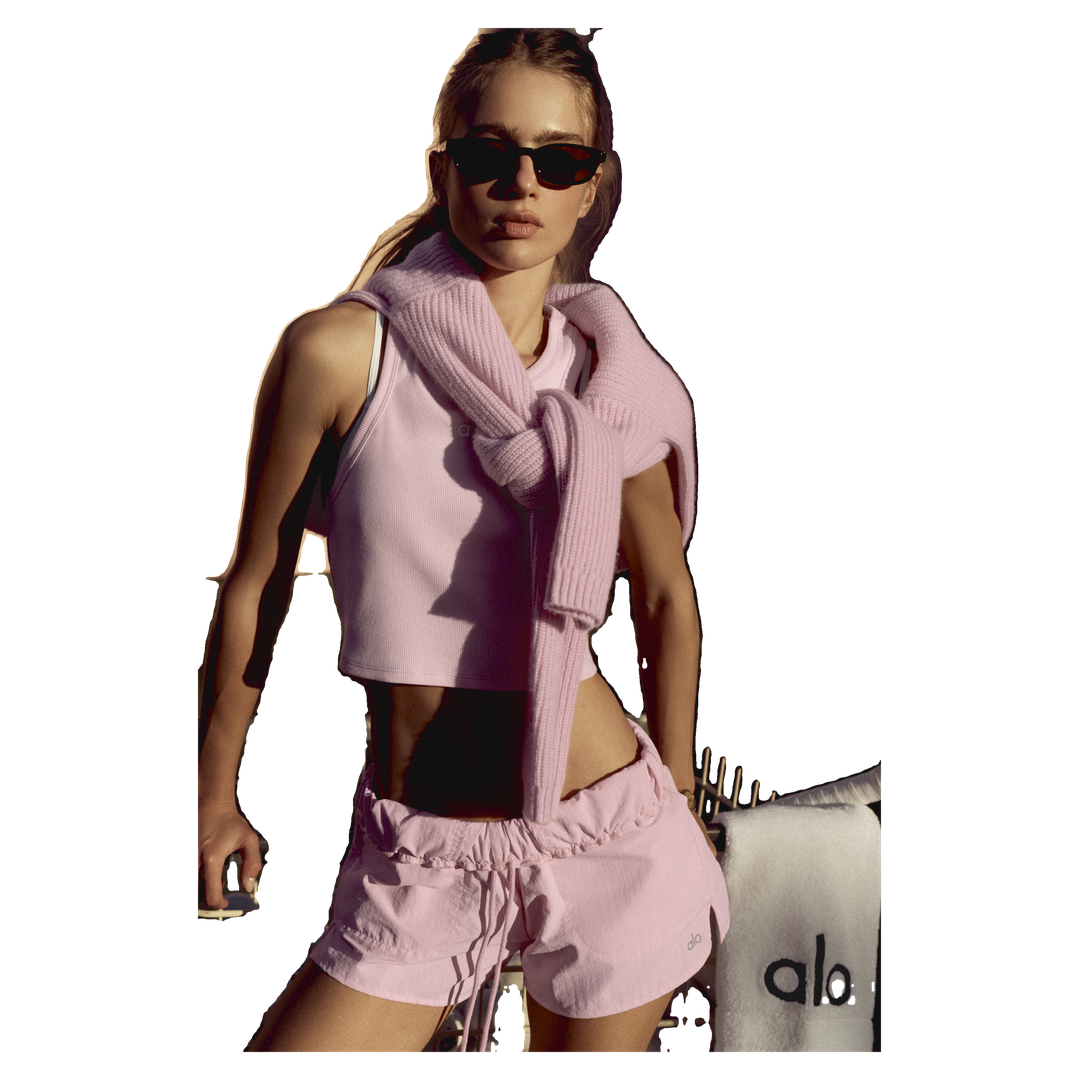 ALO Alumni Short - Pink Marshmallow