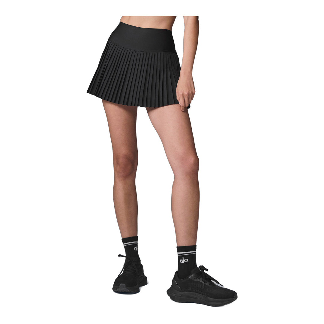alo Grand Slam Tennis Skirt - Black