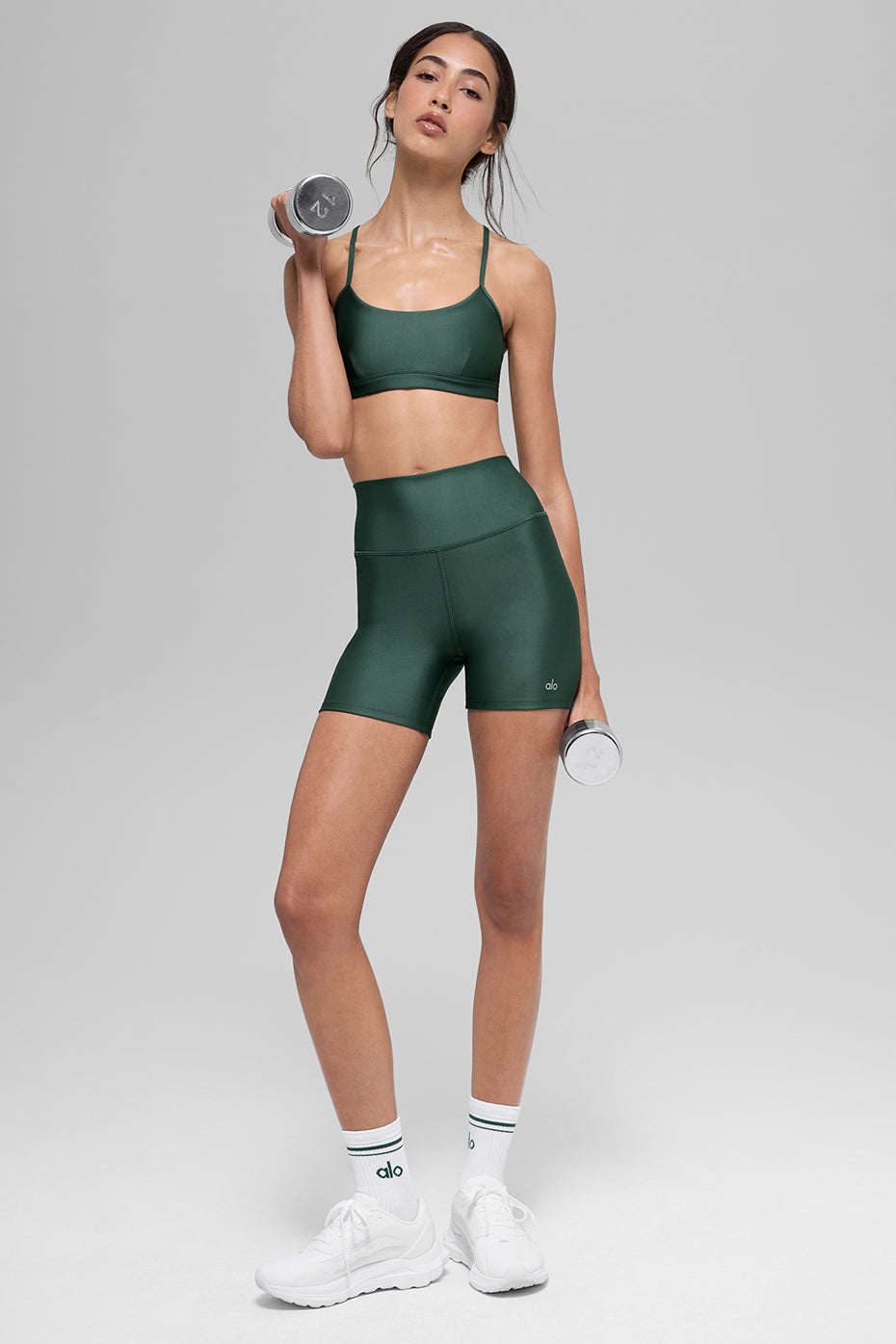 alo 5" Airlift Energy Short - Clover Green