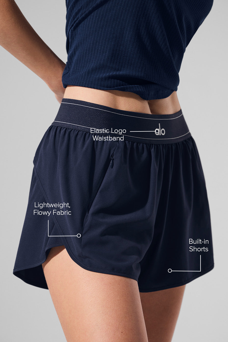 alo Match Point Short - Navy