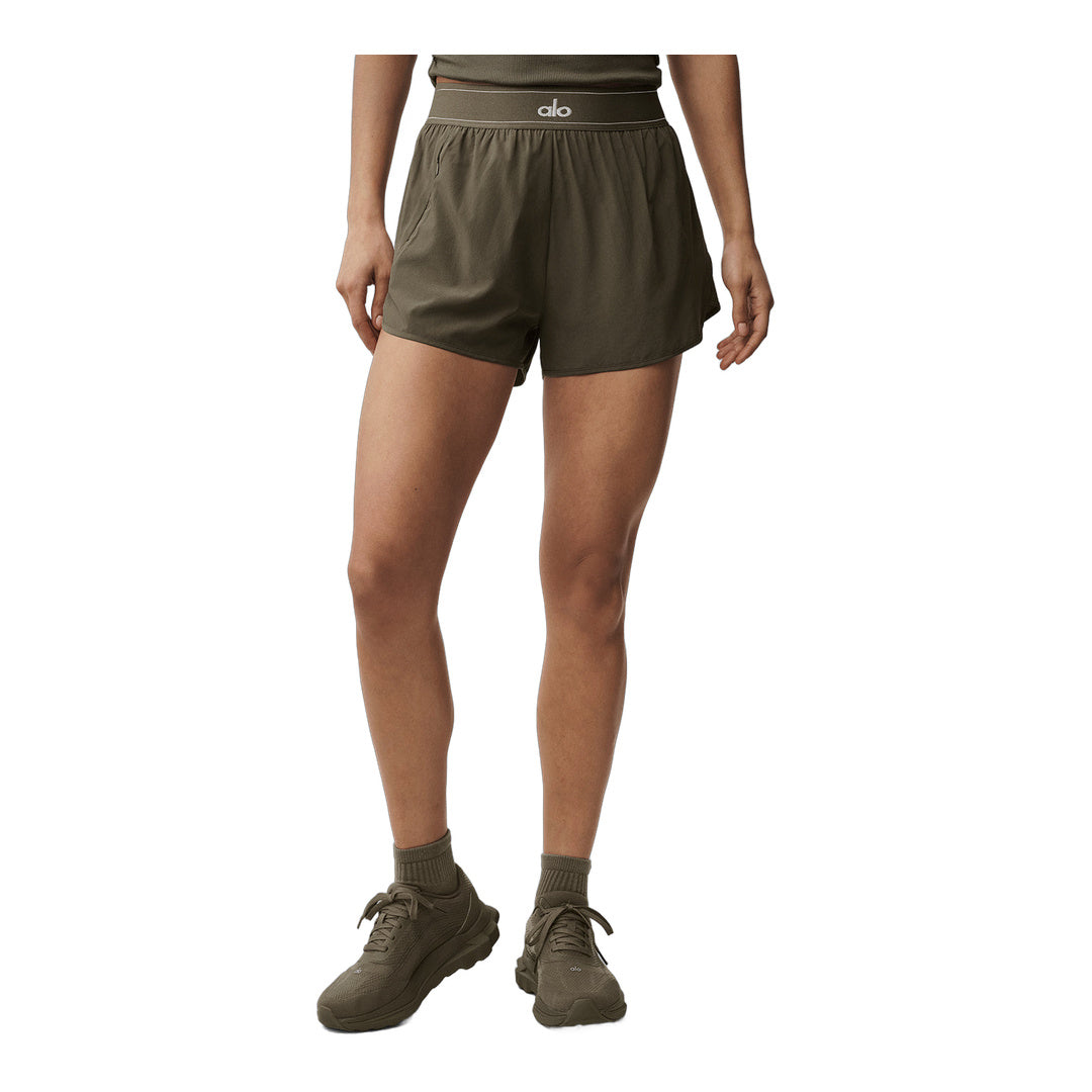 alo Match Point Short - Olive Tree