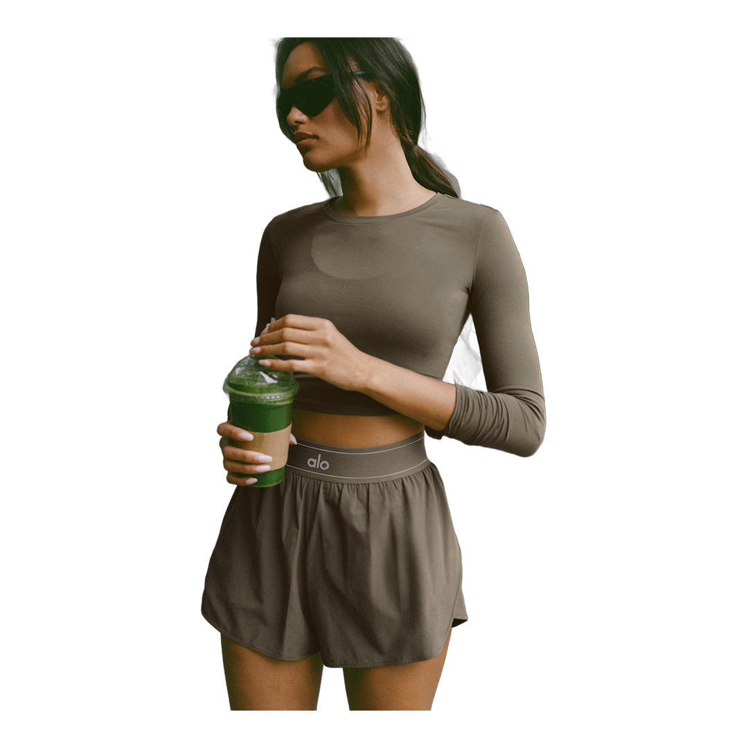 alo Match Point Short - Olive Tree