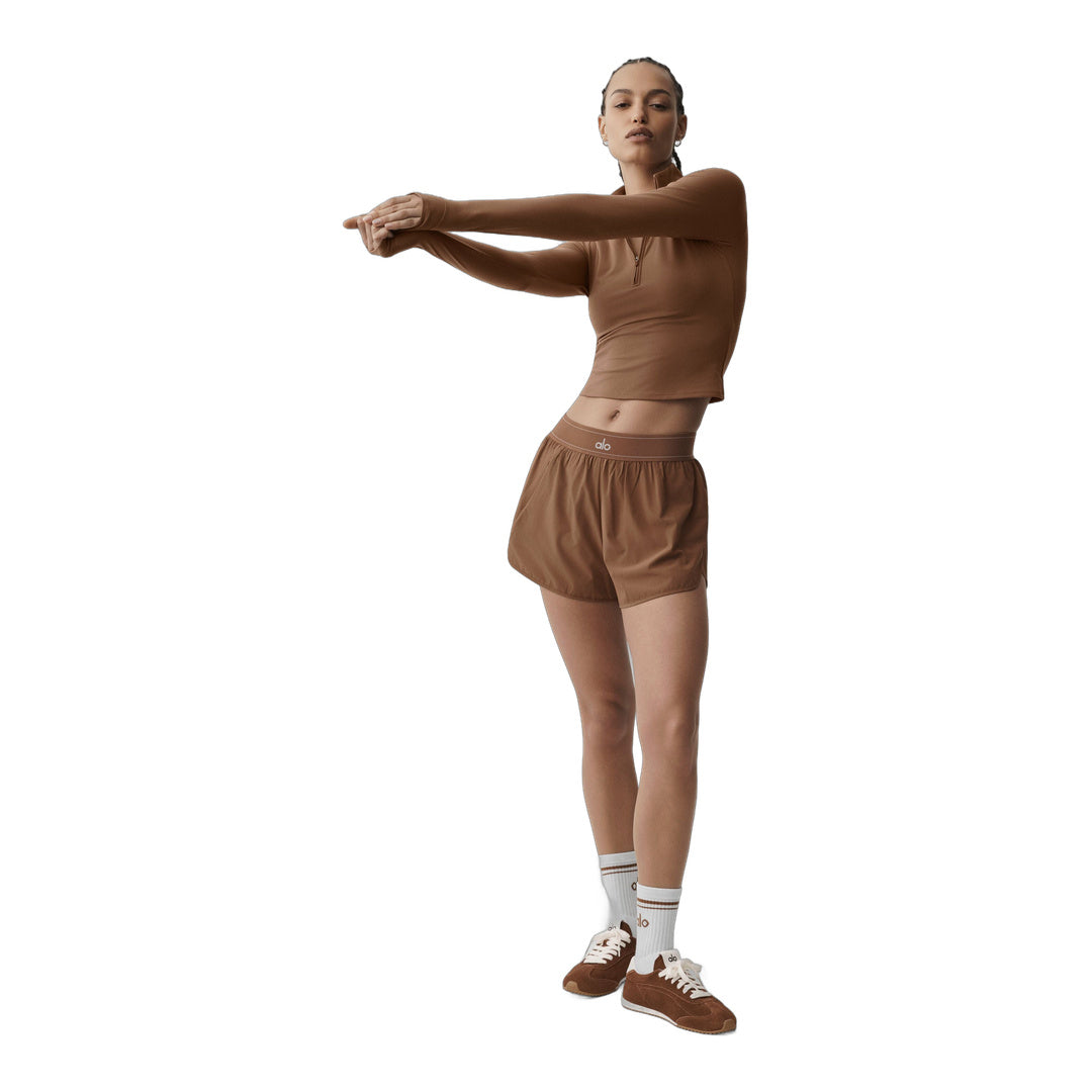 alo Match Point Short - Sun Kissed Brown
