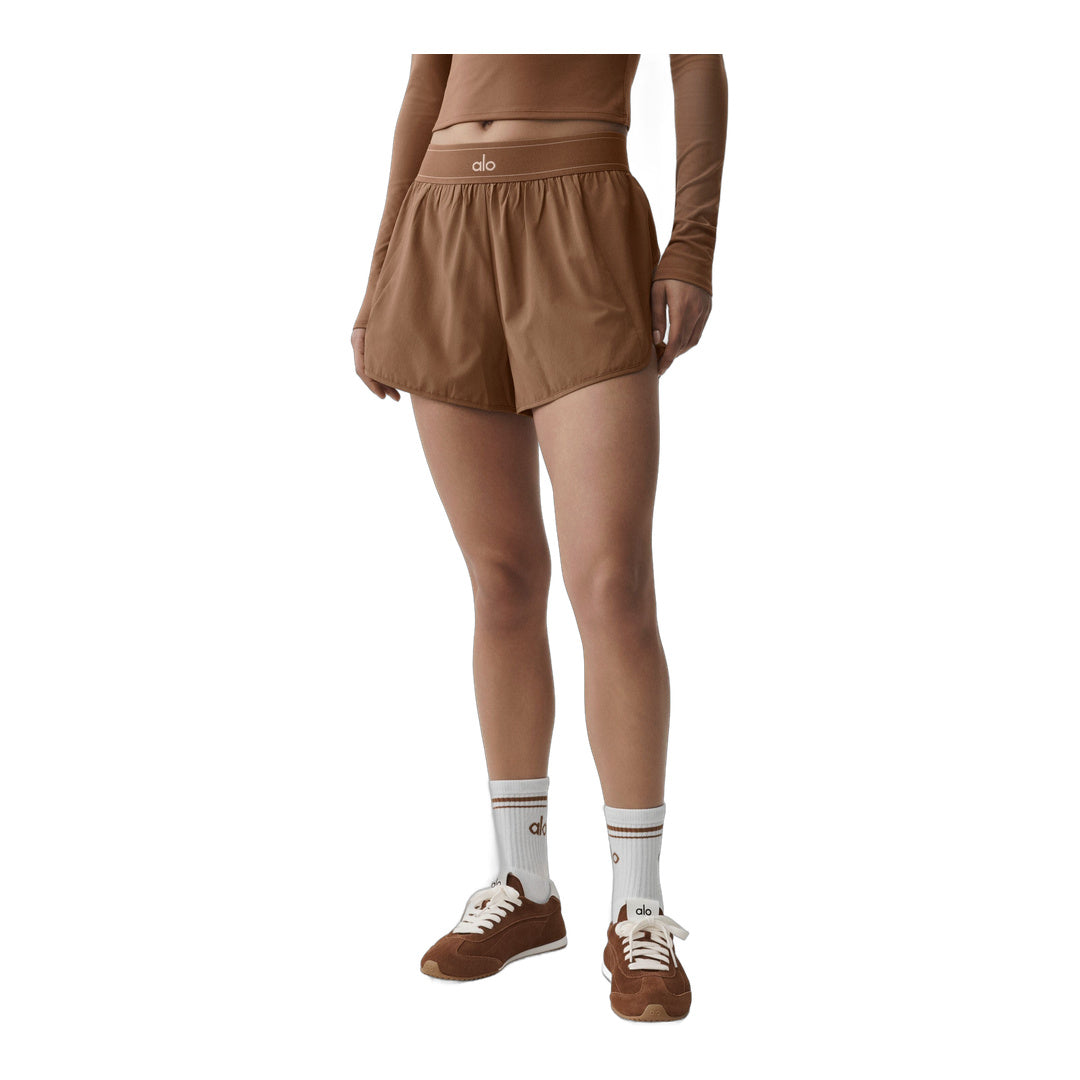 alo Match Point Short - Sun Kissed Brown
