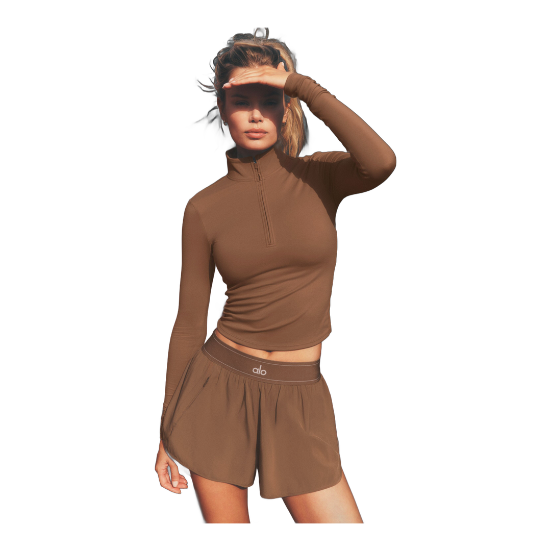 alo Match Point Short - Sun Kissed Brown