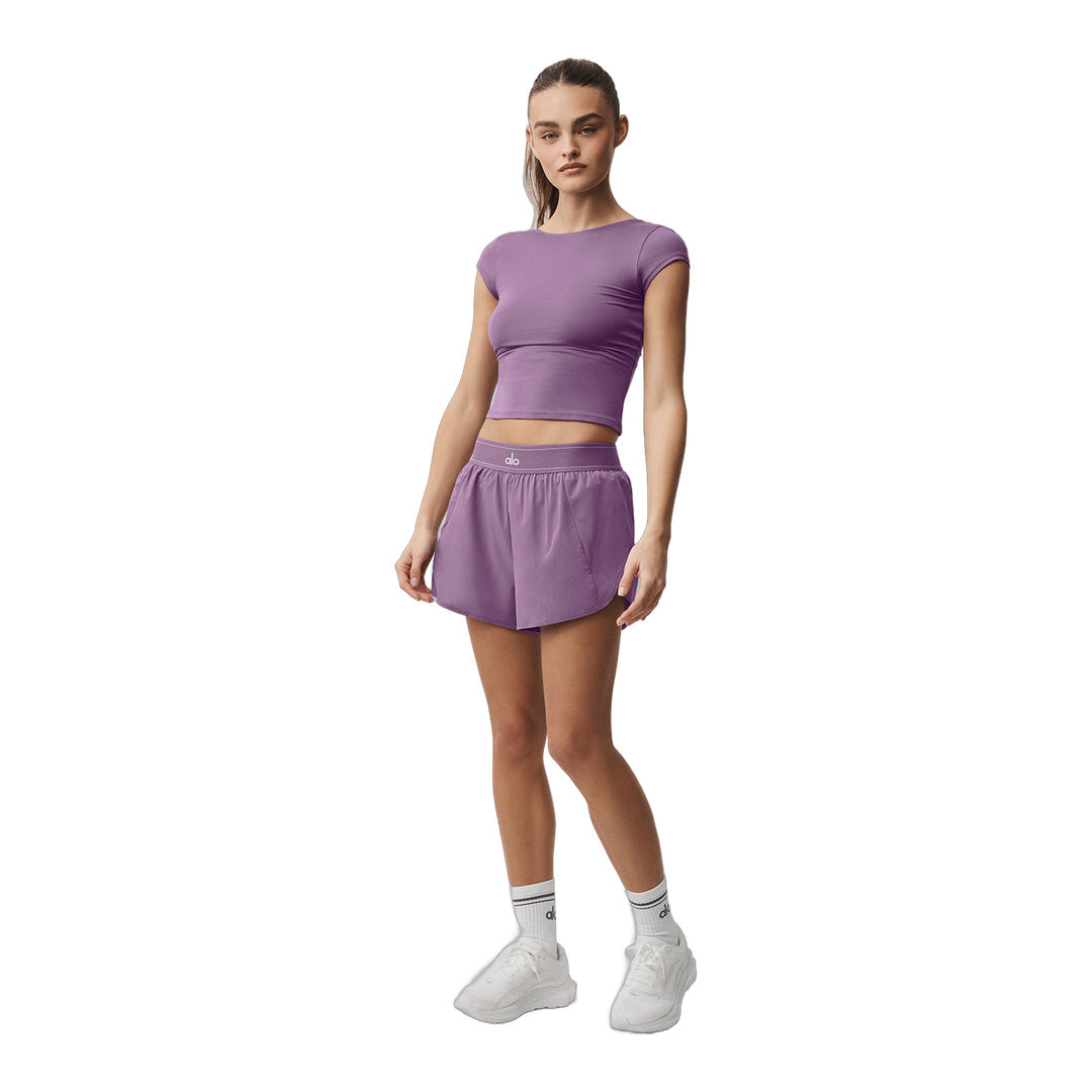 alo Match Point Short - Plum Kiss
